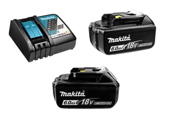 Makita - Set 2 x BL1860B baterija 18V 6.0Ah LXT + punjač DC18RC